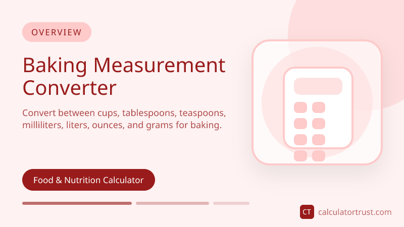 Understanding Baking Measurement Converter