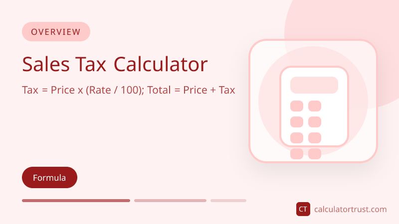 State Sales Tax Rates: Sales Tax Calculator