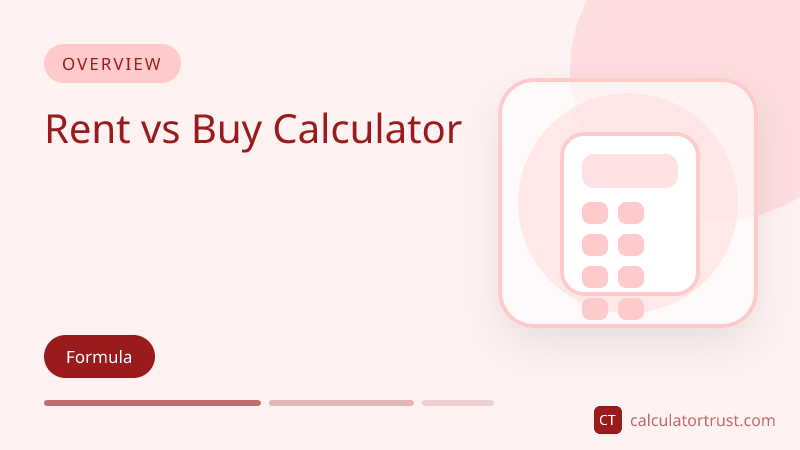 When Buying Makes More Sense: Rent vs Buy Calculator