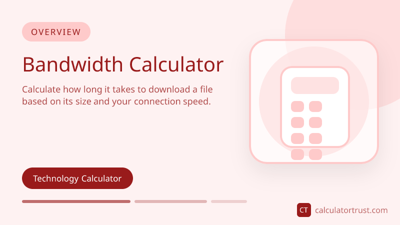 Understanding Bandwidth Calculator