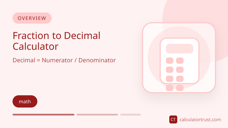 Fraction to Decimal Calculator preview
